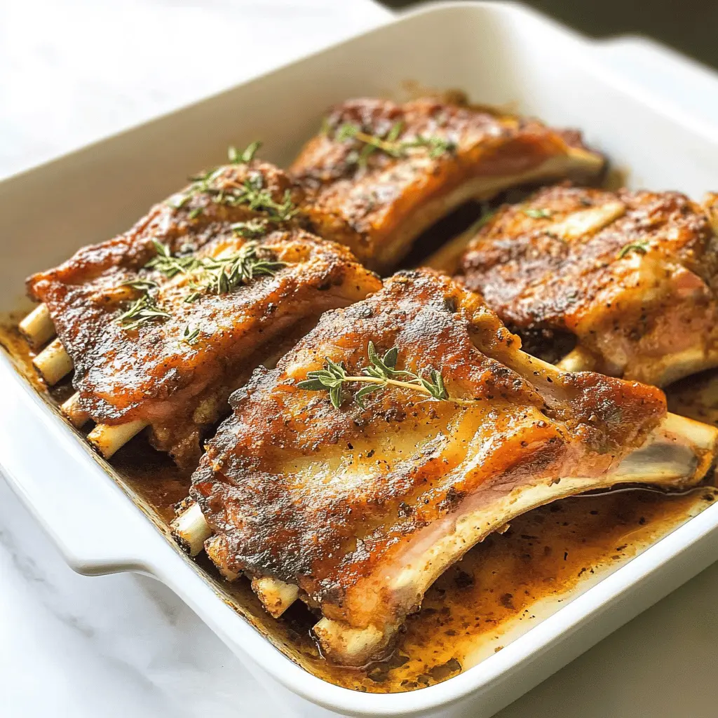 Get ready to enjoy tender, fall-off-the-bone Baked Country Style Ribs! This easy recipe maximizes flavor with a delicious blend of spices and a tangy barbecue sauce. Perfect for family dinners or weekend gatherings, these ribs will impress your guests. Don't forget to save this recipe for your next cookout!