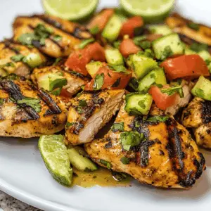 Get ready to spice up your dinner with this Fiesta Lime Grilled Chicken! Bursting with zesty lime and bold seasonings, this easy recipe is perfect for summer barbecues or a weeknight family meal. With juicy chicken that's packed with flavor, it's a dish everyone will love. Save this pin for your next gathering or outdoor cookout!