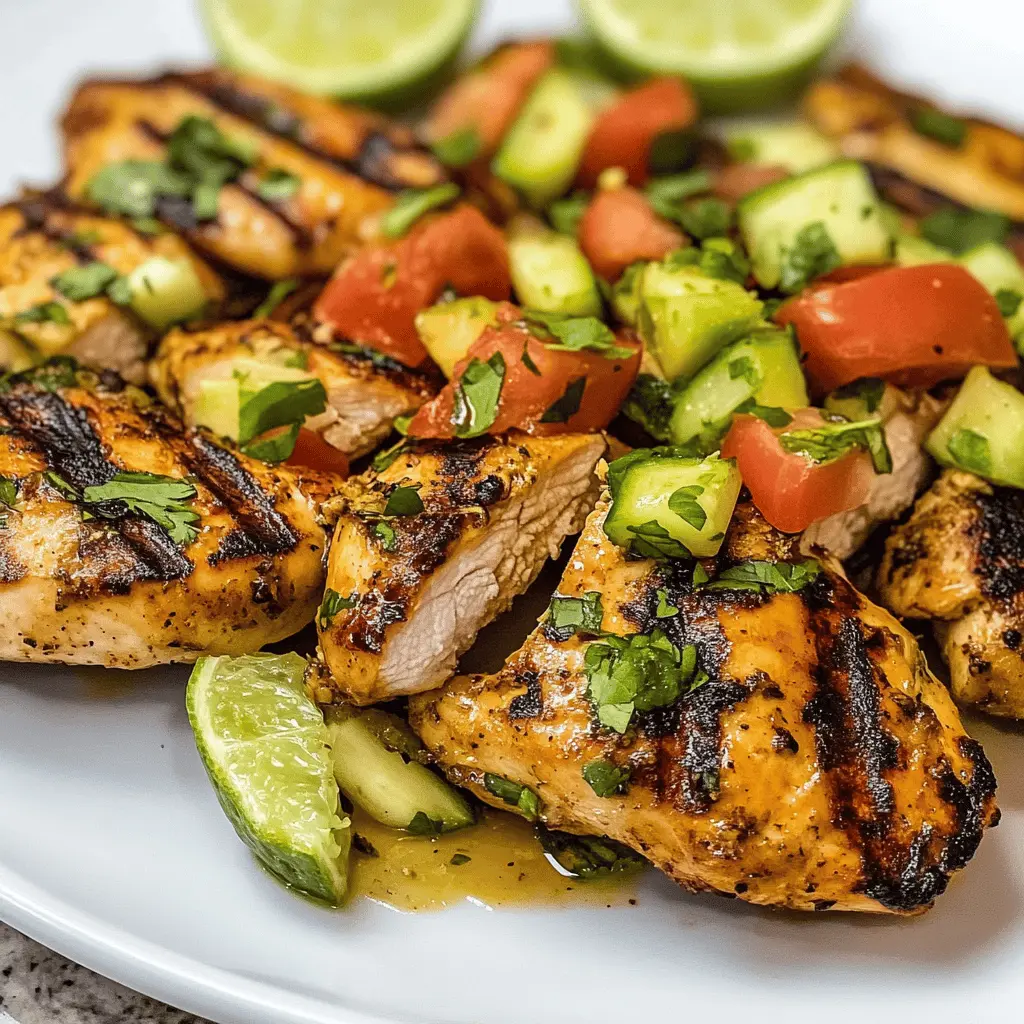 Get ready to spice up your dinner with this Fiesta Lime Grilled Chicken! Bursting with zesty lime and bold seasonings, this easy recipe is perfect for summer barbecues or a weeknight family meal. With juicy chicken that's packed with flavor, it's a dish everyone will love. Save this pin for your next gathering or outdoor cookout!