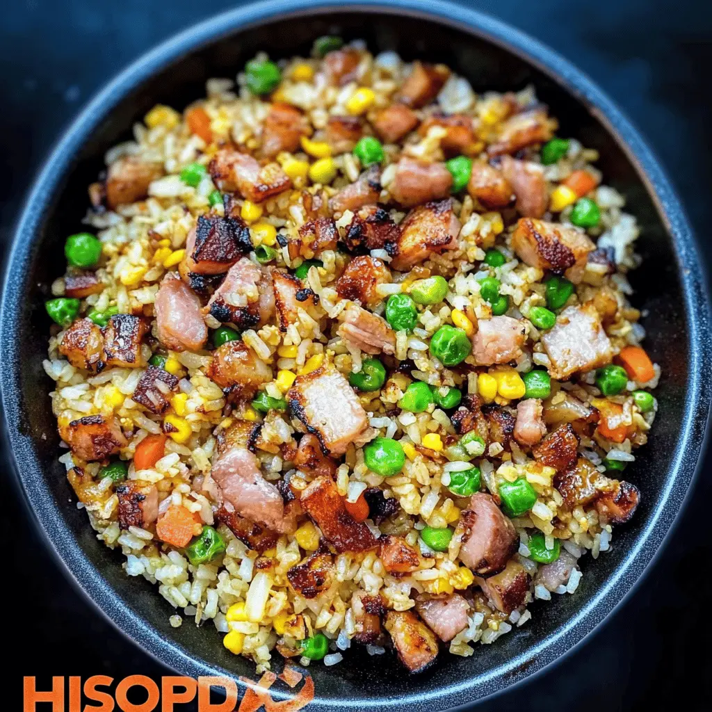 Create a restaurant favorite at home with this Hibachi-style Griddle Pork Fried Rice! Packed with succulent pork, colorful veggies, and perfectly seasoned rice, this dish is sure to impress. Perfect for weeknight dinners or a fun weekend gathering. Save this recipe for a delicious taste of hibachi right in your kitchen!