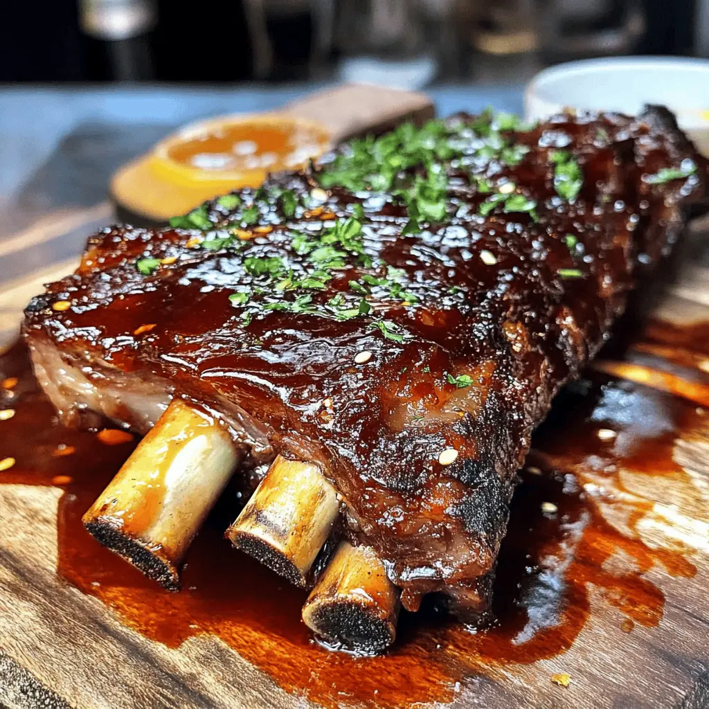 Juicy and tender oven-baked beef ribs are the ultimate comfort food! This recipe combines savory spices with a rich barbecue glaze, making it perfect for family dinners or weekend gatherings. Add this mouthwatering dish to your must-try list, and don't forget to save it for your next cookout or special occasion!