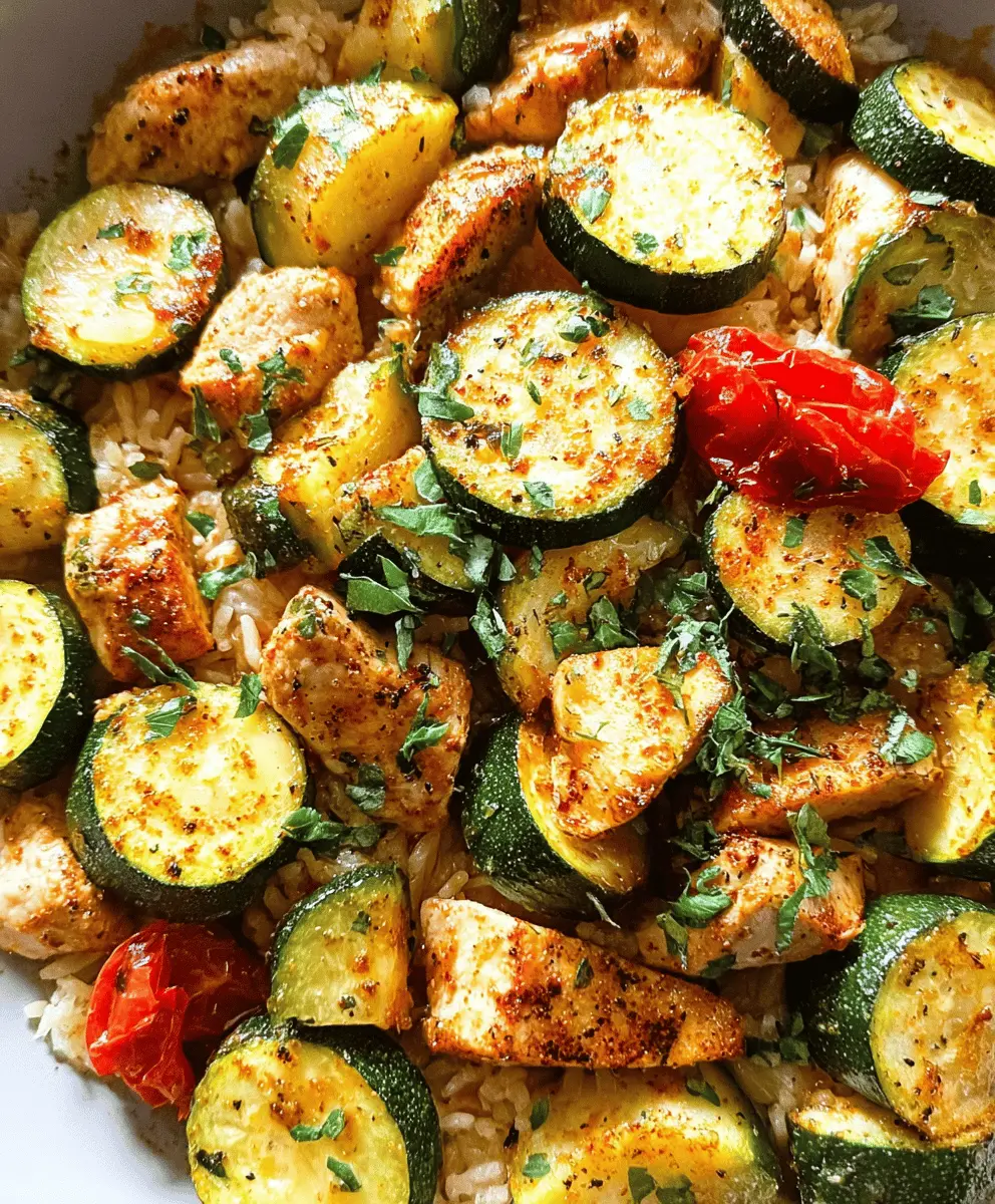 Easy Chicken Zucchini Bake for Healthy Dinners