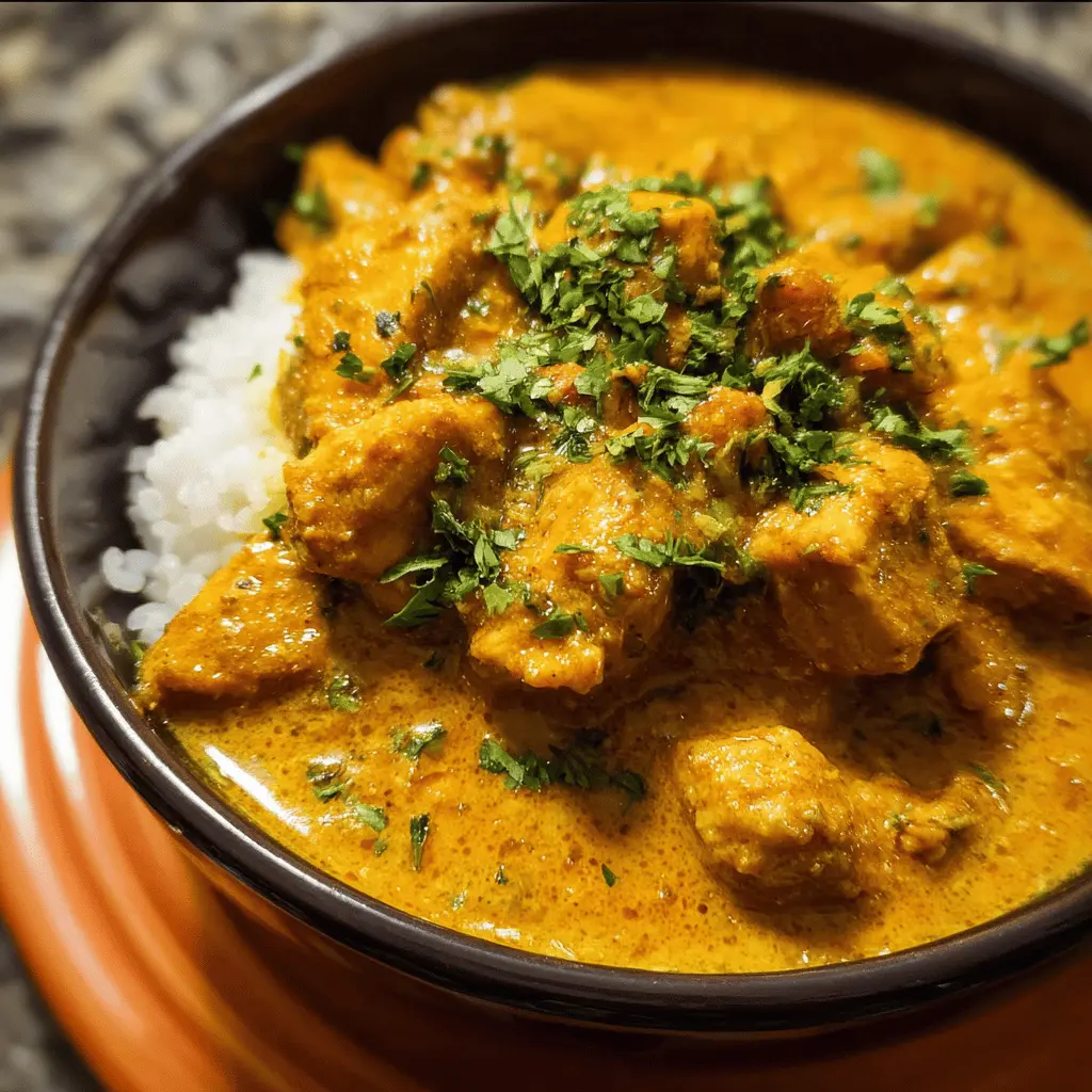 Easy Crockpot Coconut Curry Chicken Recipe