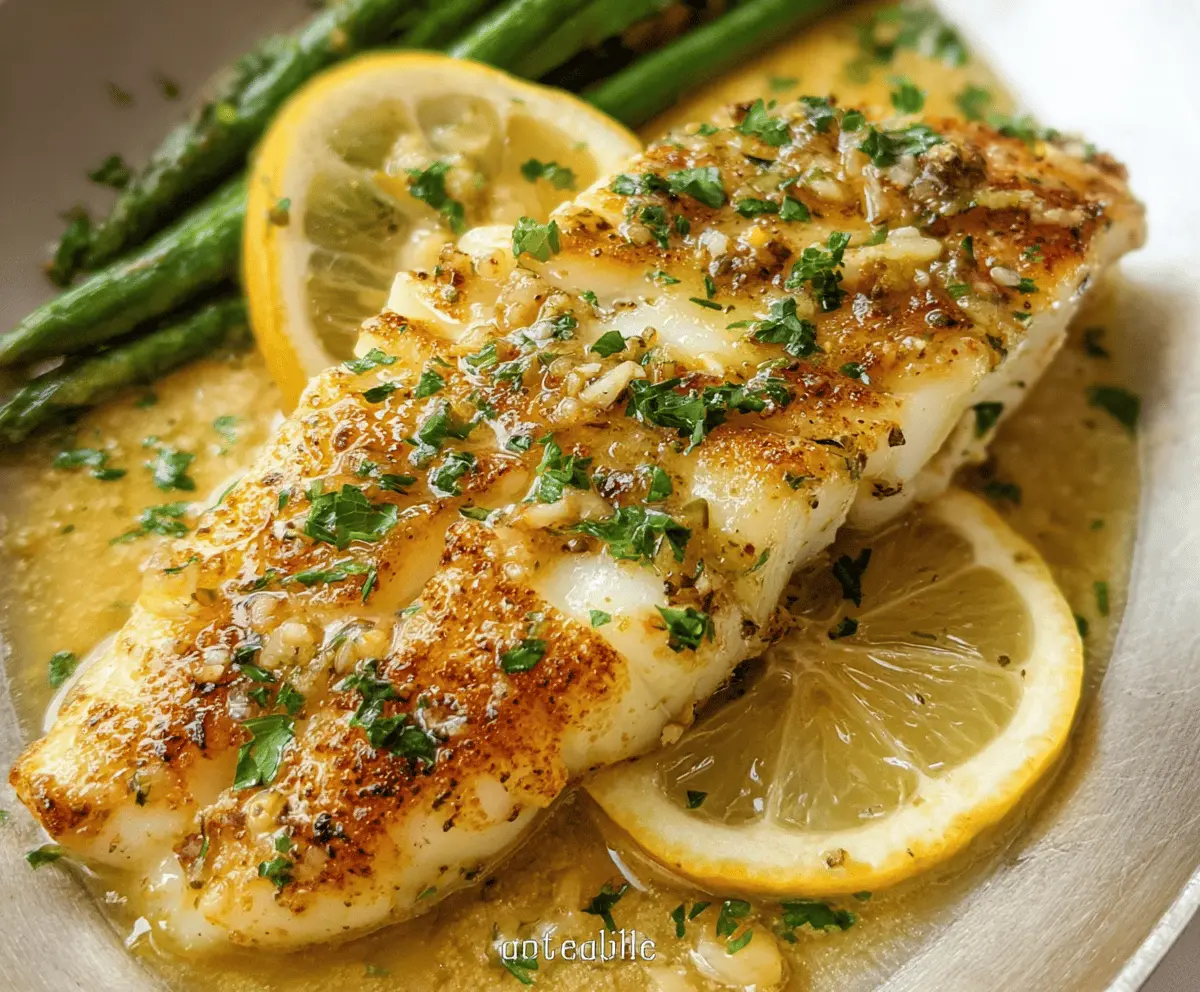 Easy Garlic Butter Cod Recipe