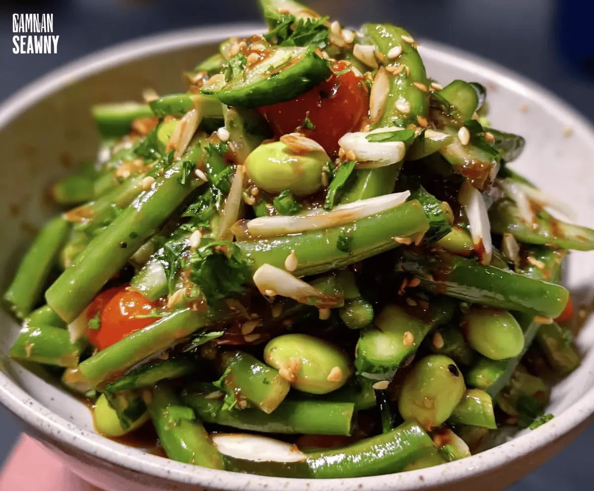 Easy Miso Sesame Bean Salad Recipe