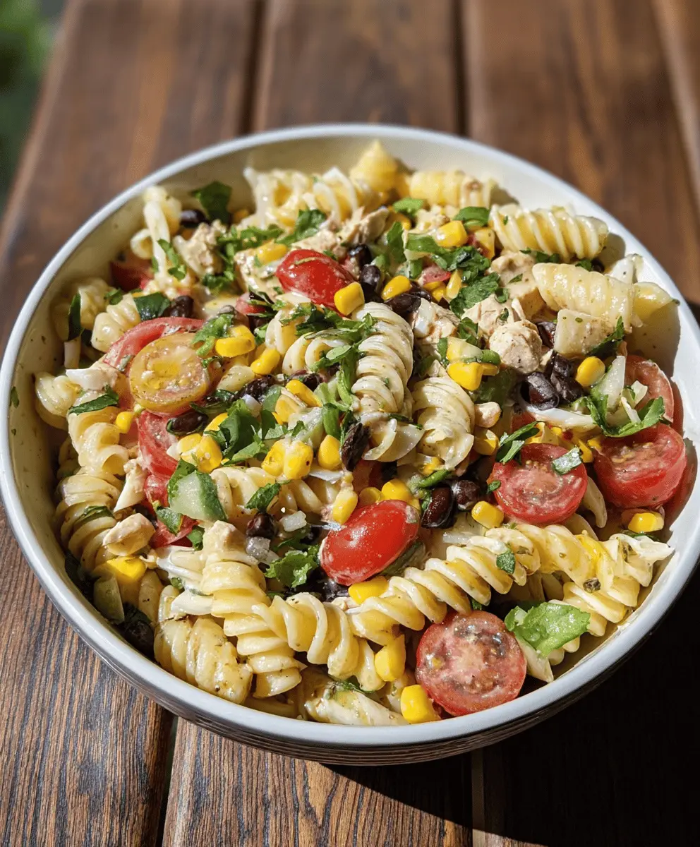 Easy Southwestern Pasta Salad Recipe