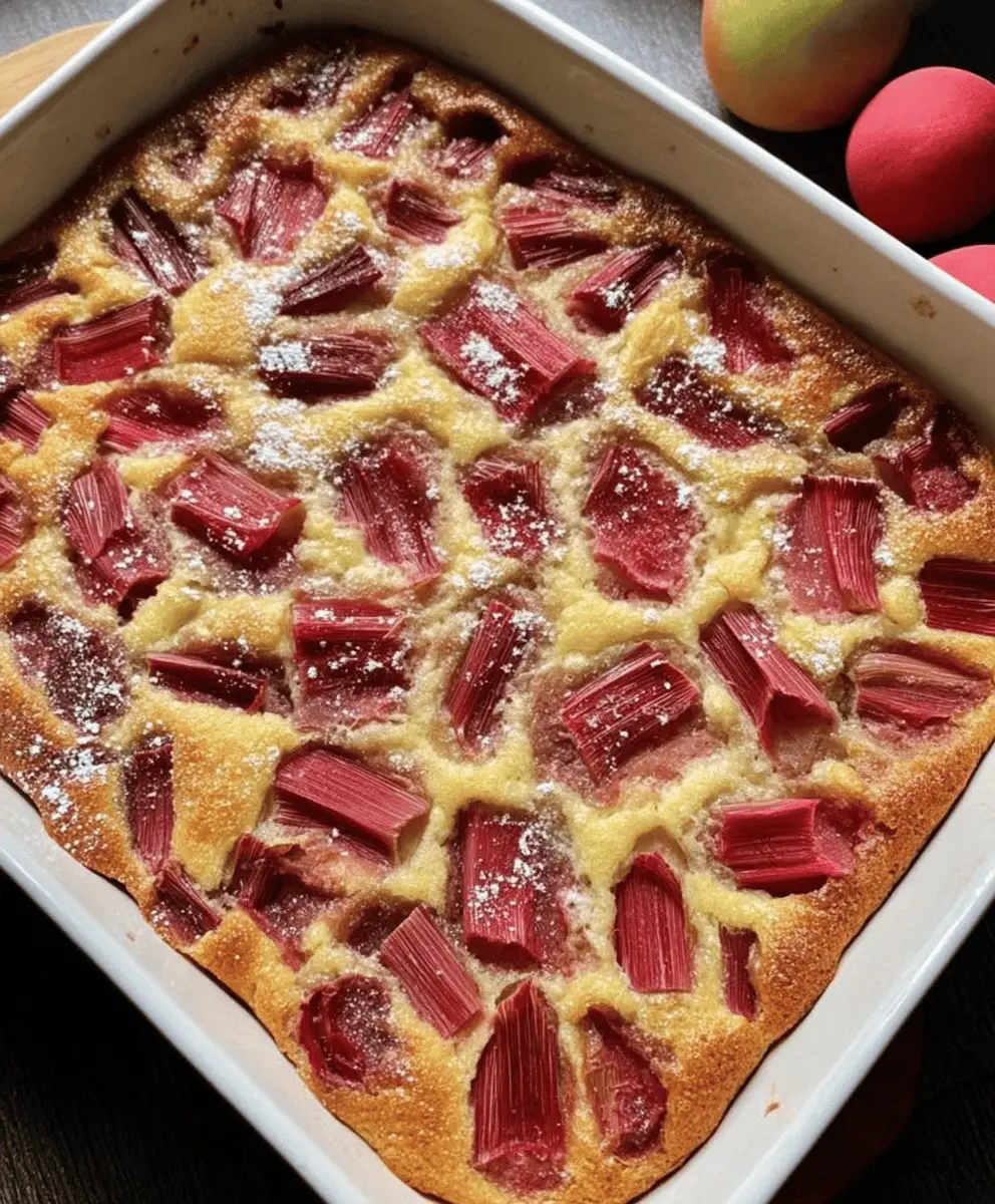 Easy Rhubarb Clafoutis Recipe for Beginners