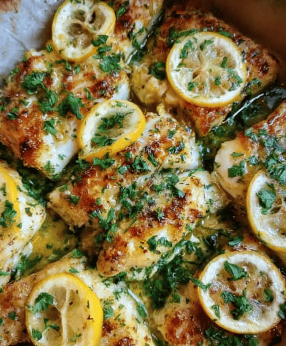 Easy Baked Cod with Lemon and Garlic