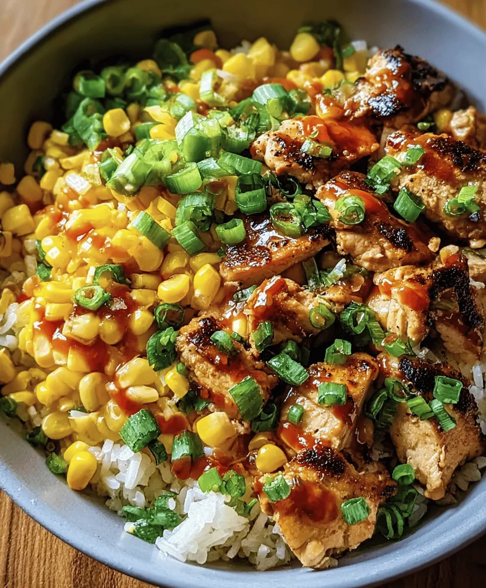 Easy Street Corn Chicken Rice Bowl Recipe