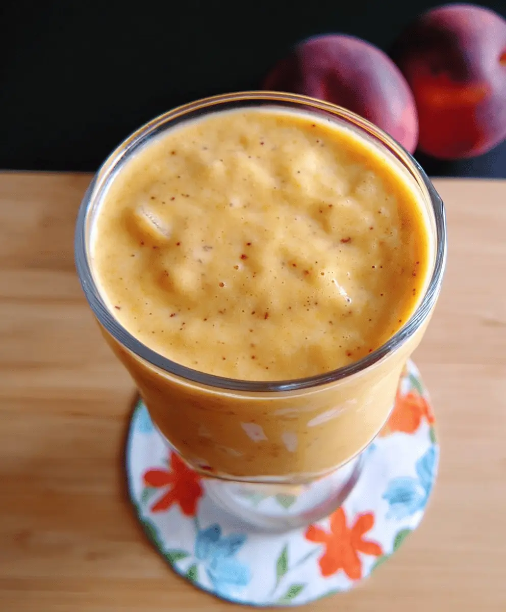 Easy Nectarine Smoothie Recipe for Summer