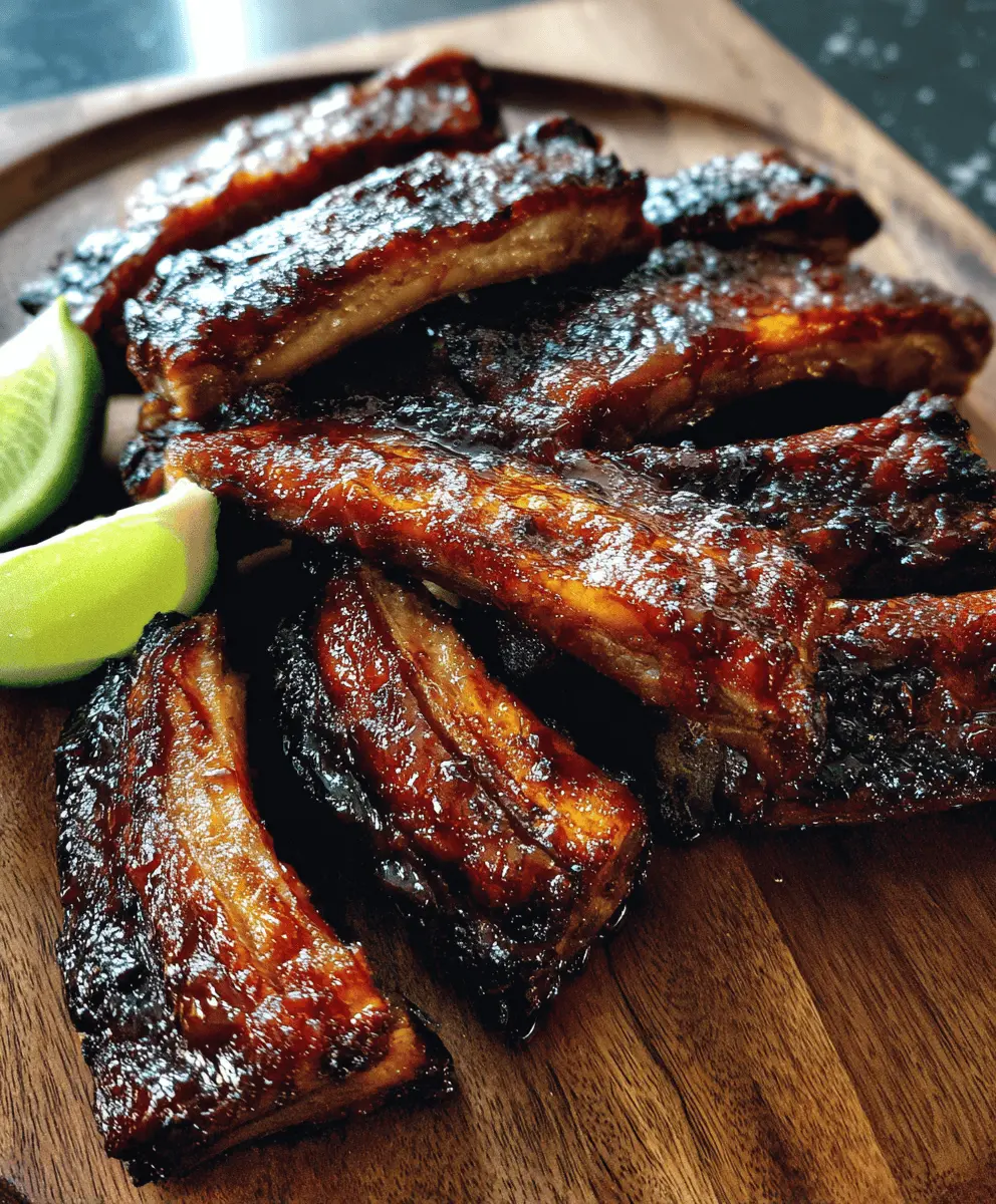 Easy Soy Honey Glazed Pork Ribs Recipe