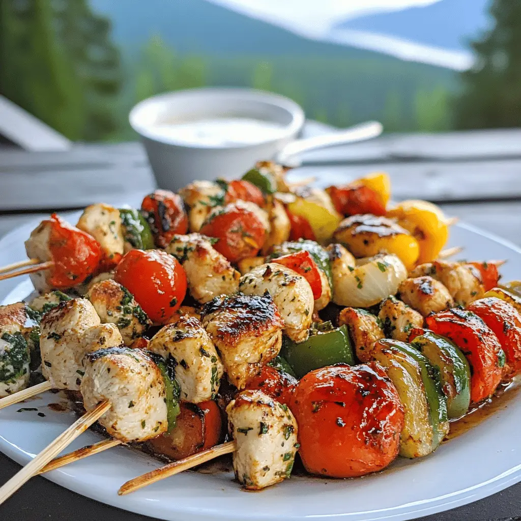 Easy BBQ Chicken Kabobs Recipe for Grilling