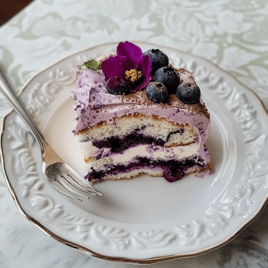 Easy Blueberry and Black Tea Tiramisu Recipe
