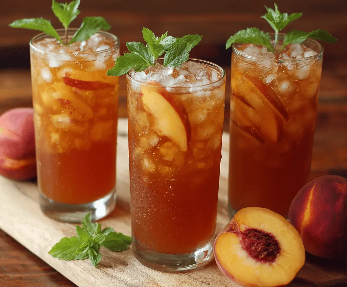 Peach Iced Tea