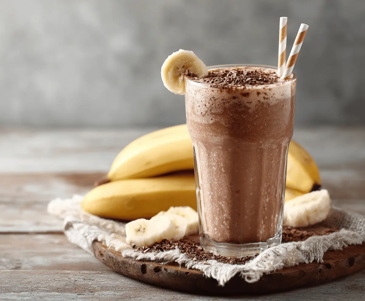 Chocolate Banana Protein Shake