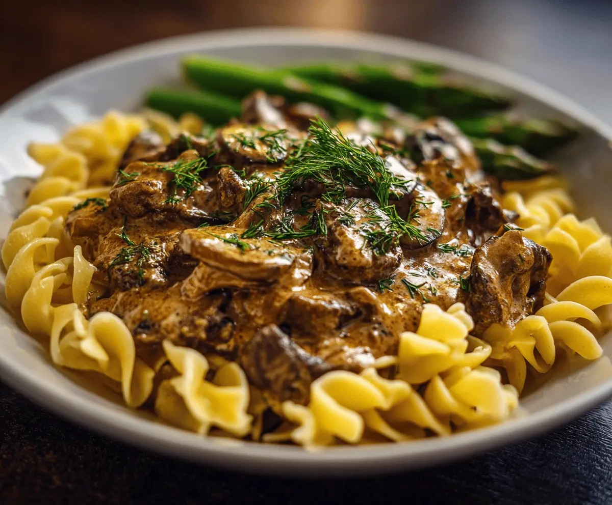 Beef Stroganoff