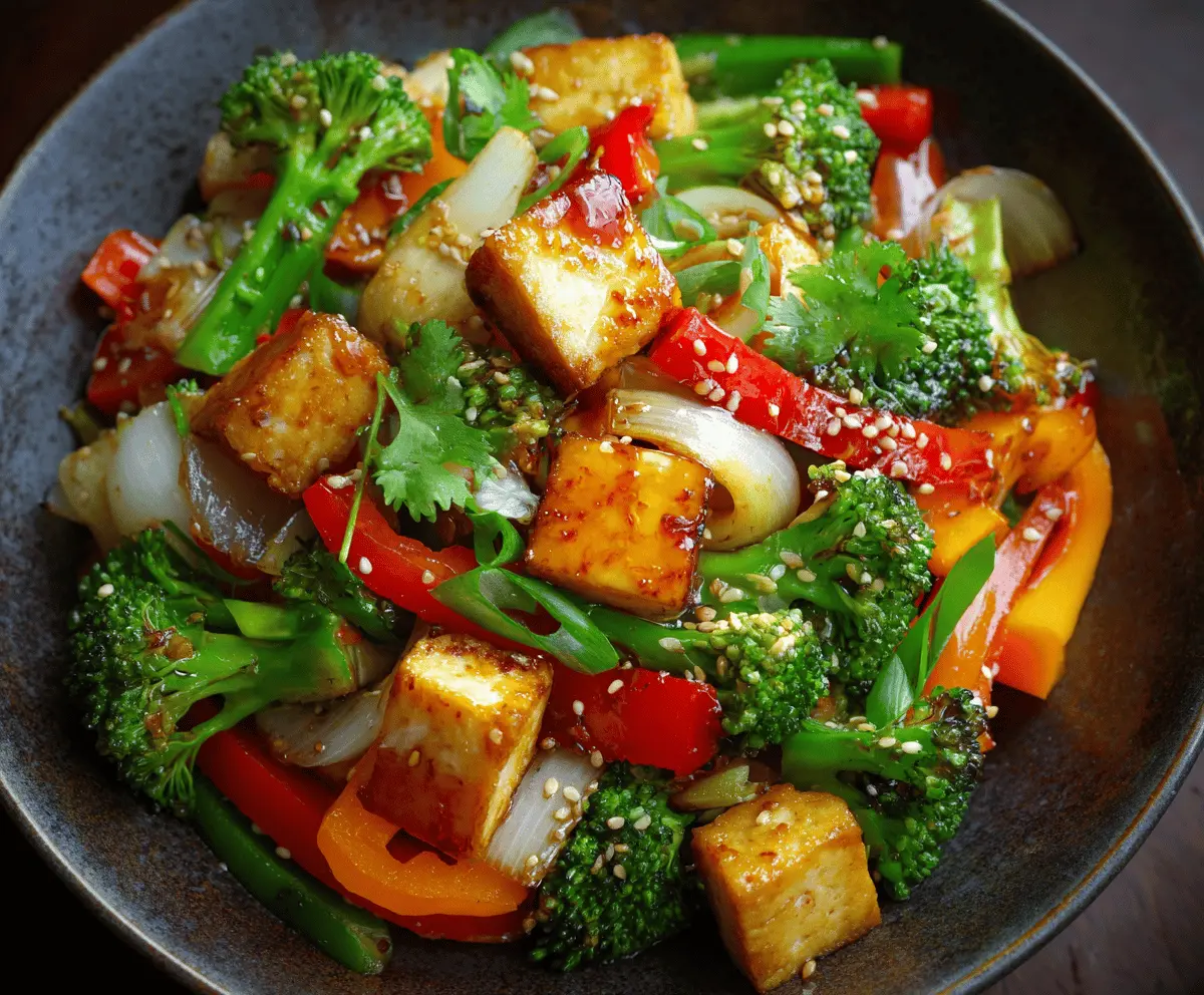 Tofu Stir-Fry with Vegetables