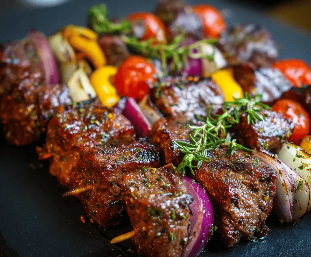 Grilled Beef Kebabs