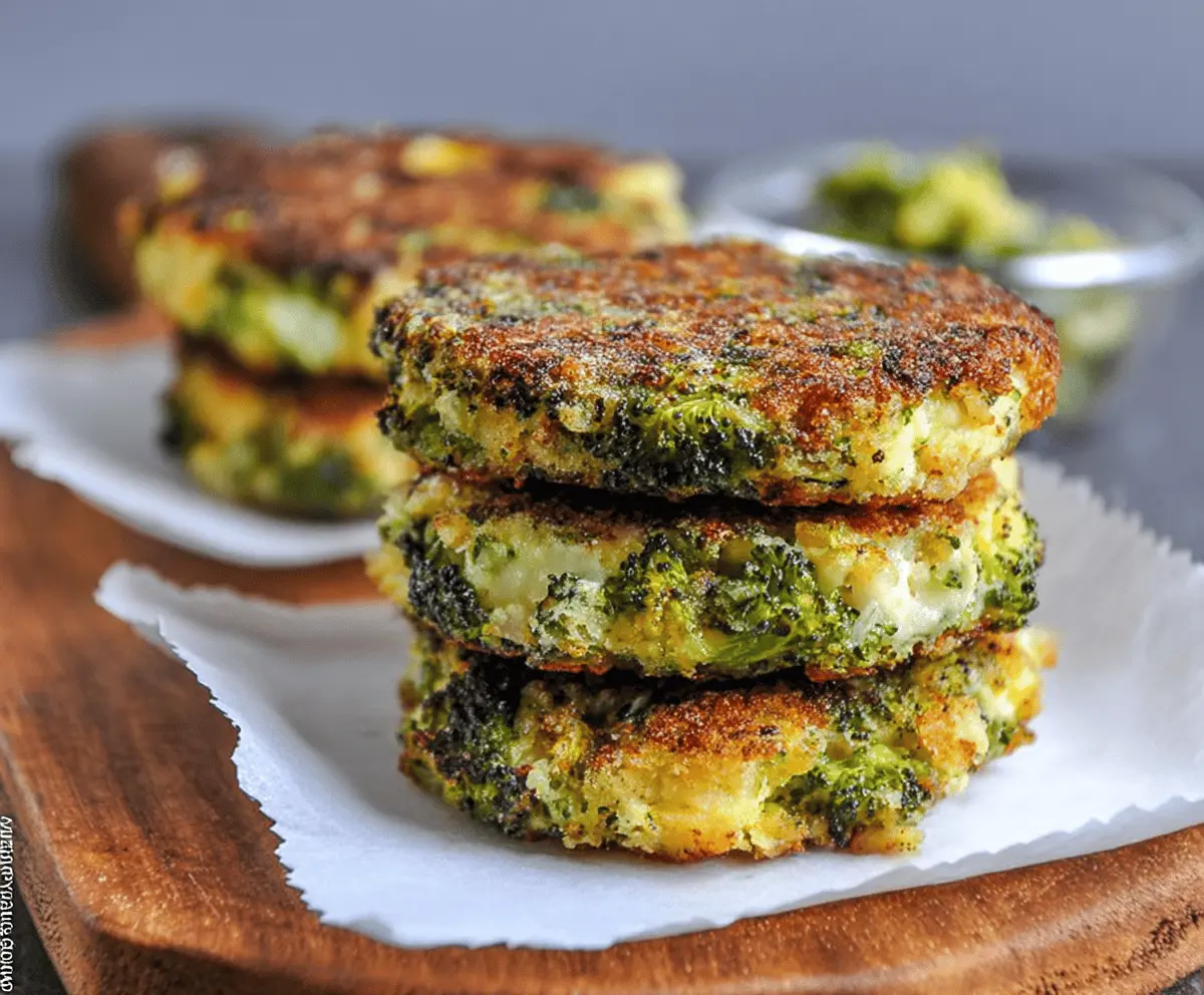 Easy Cheesy Broccoli Patties Recipe