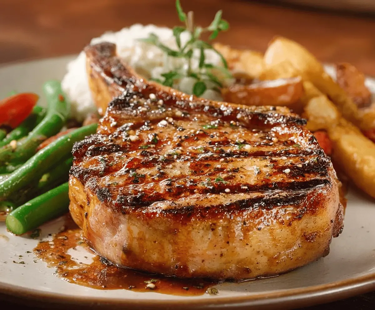 Easy Texas Roadhouse Style Pork Chops Recipe