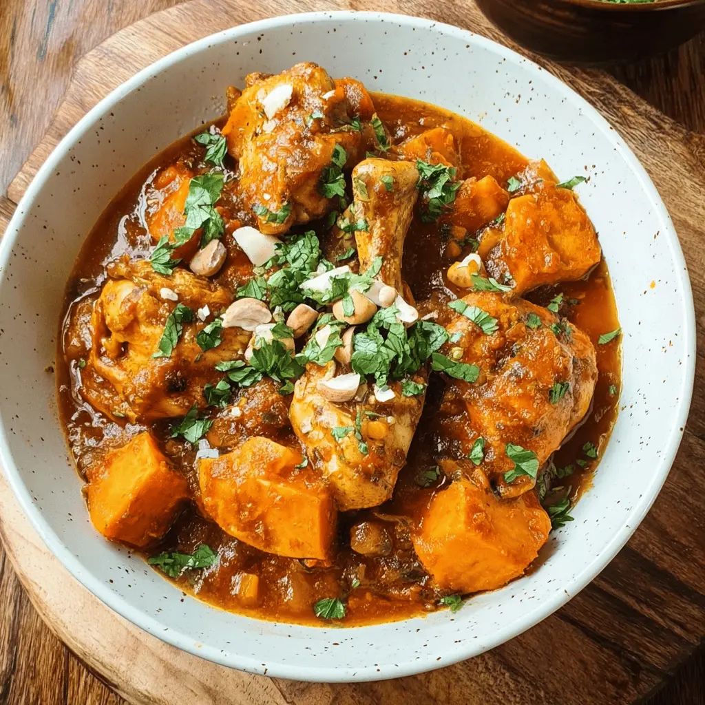 Easy Chicken Stew with Sweet Potatoes