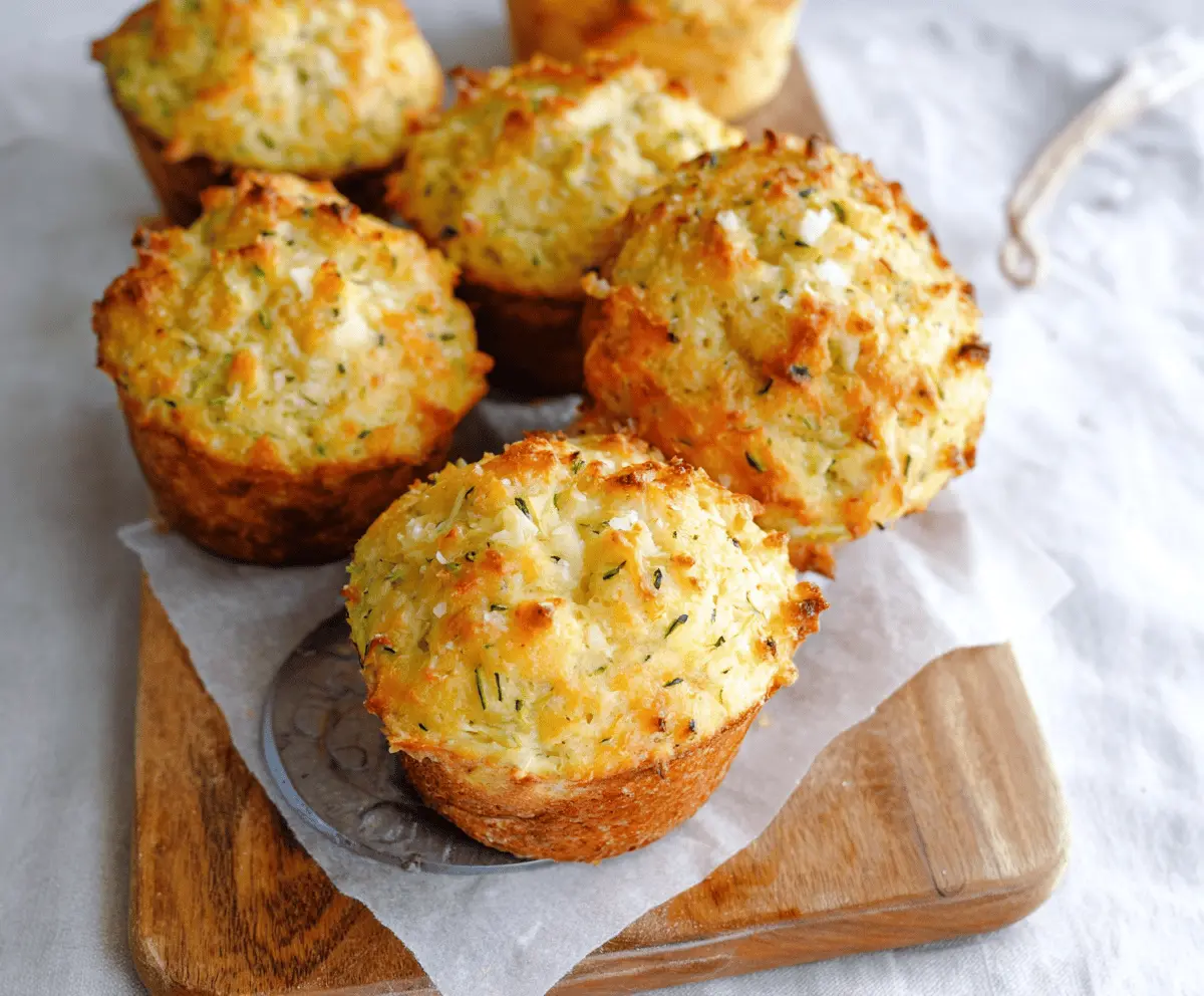 Easy Cheesy Zucchini Muffins Recipe