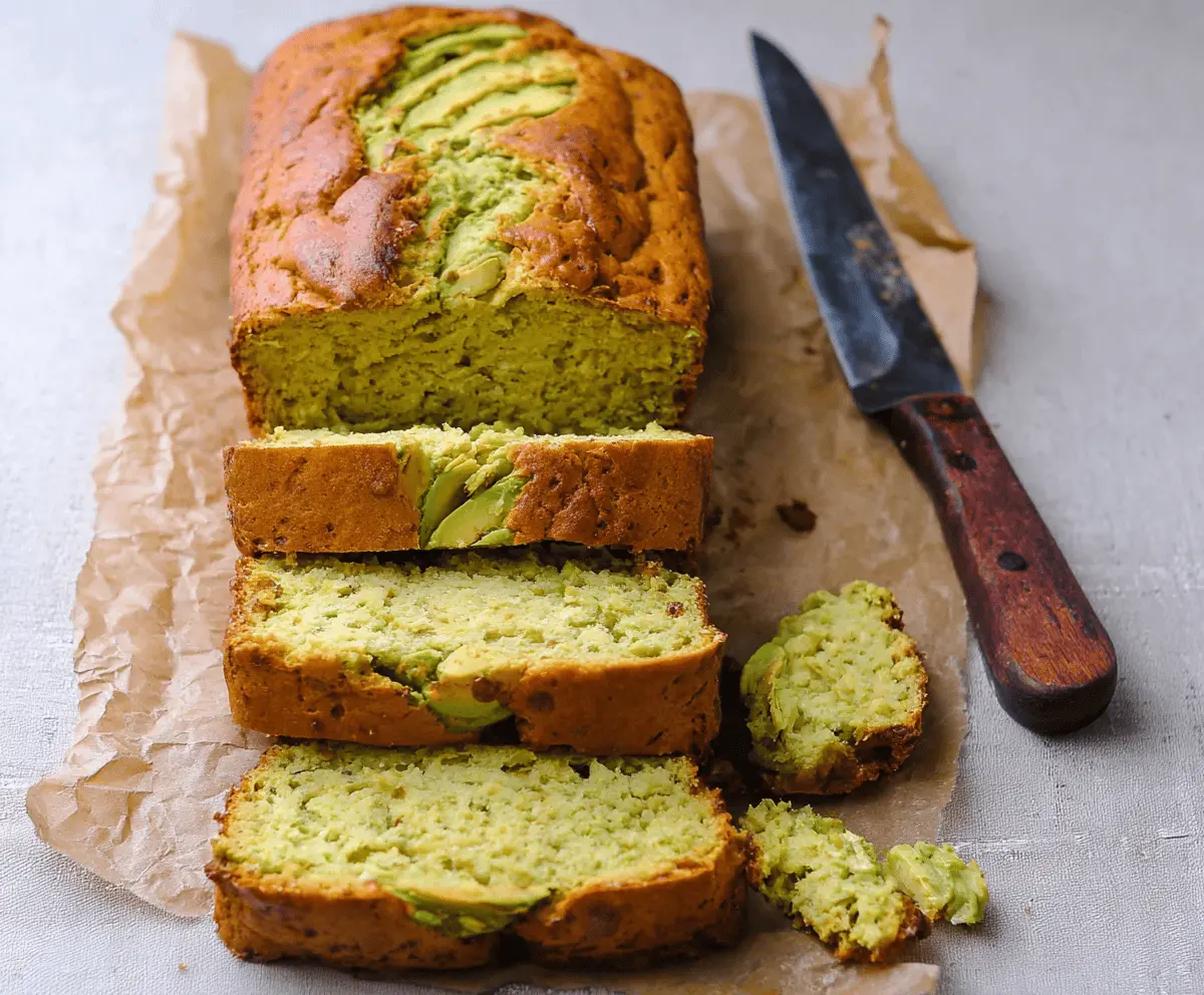 Easy Sweet Avocado Quick Bread Recipe