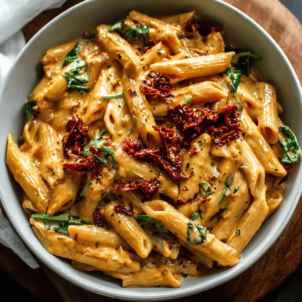 Easy Creamy Sun-Dried Tomato Pasta Recipe