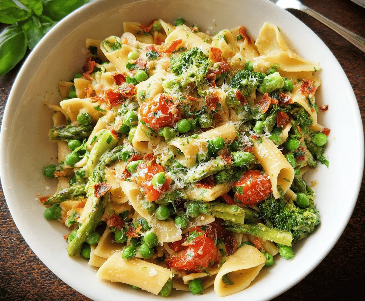 Easy Pasta Primavera with Fresh Vegetables