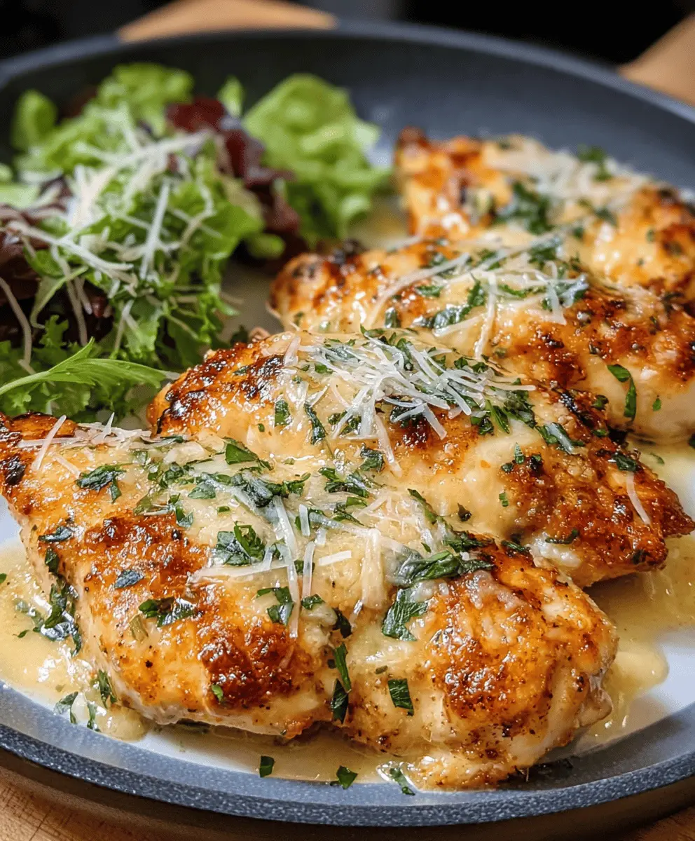 Garlic Parmesan Chicken on the Blackstone Grill