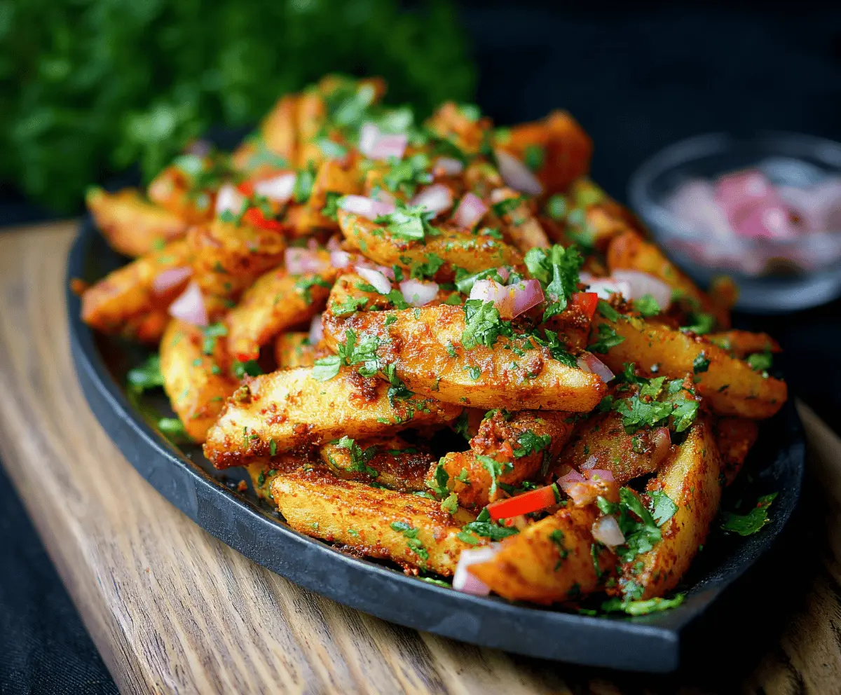 Easy Masala Chips Recipe | Indian Spiced Fries