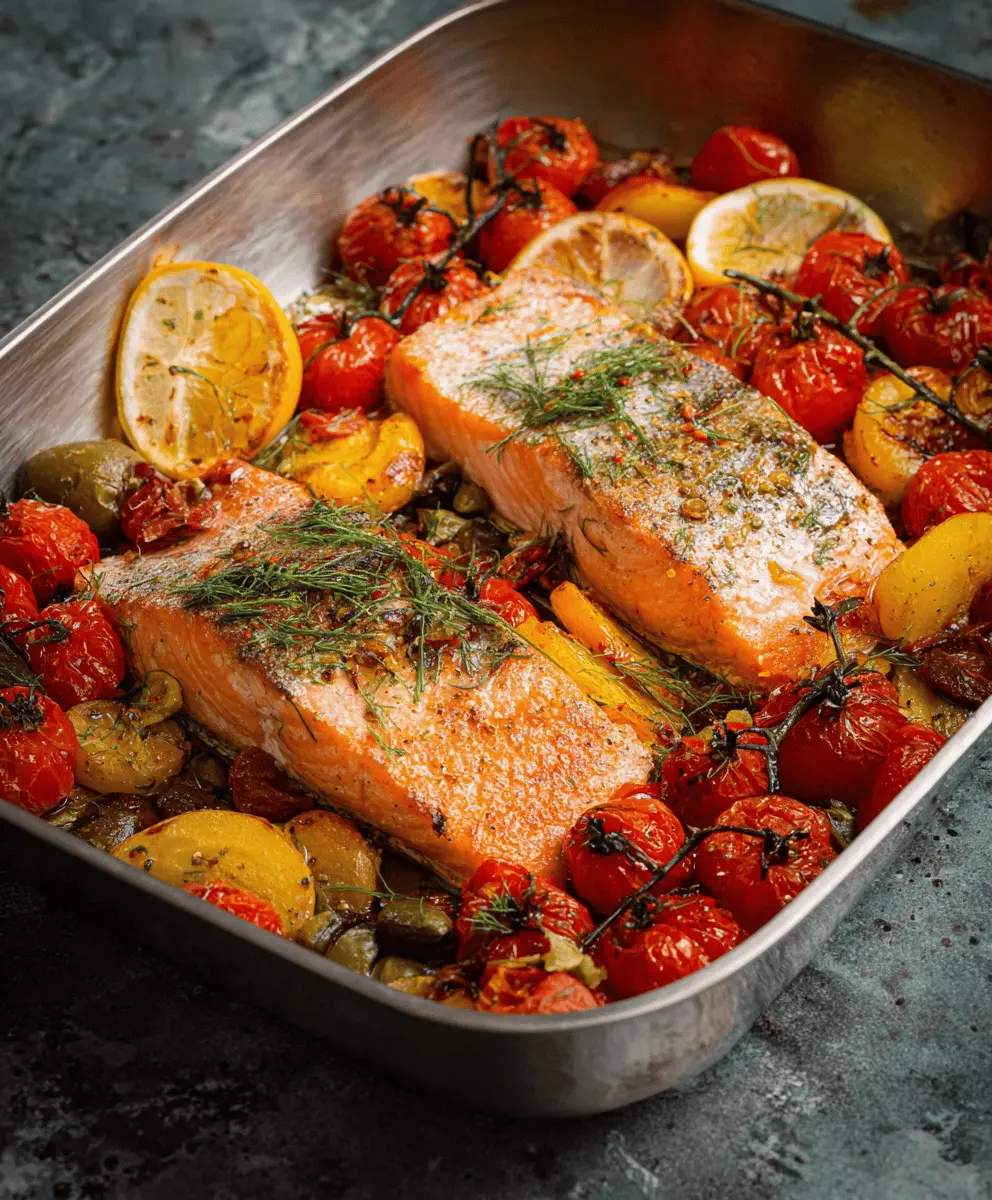 Easy Mediterranean Salmon Recipe With Fresh Herbs