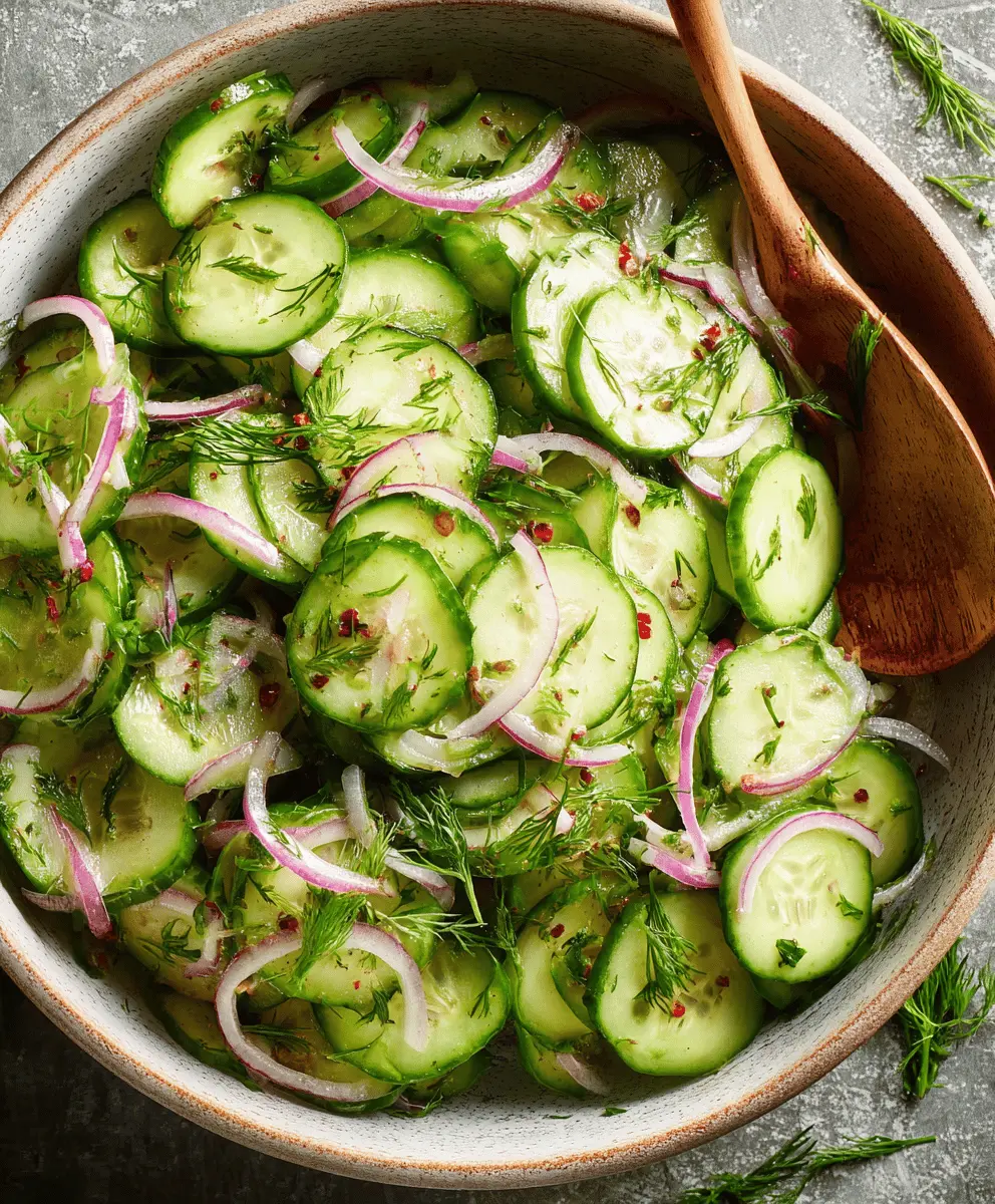 Refreshing Cucumber Salad Recipe for Summer