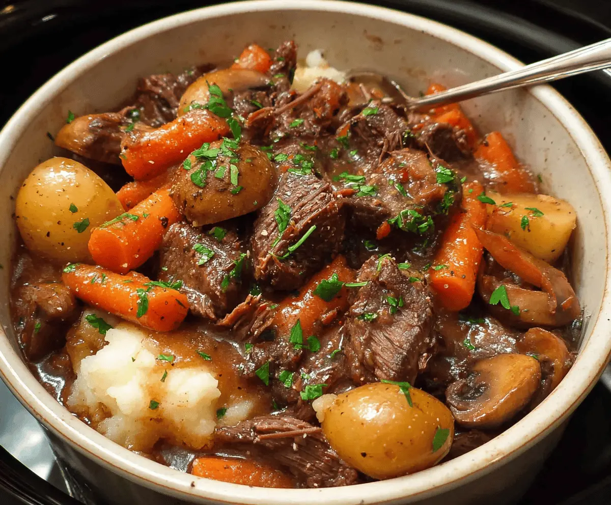 Easy Crock Pot Beef Bourguignon Recipe
