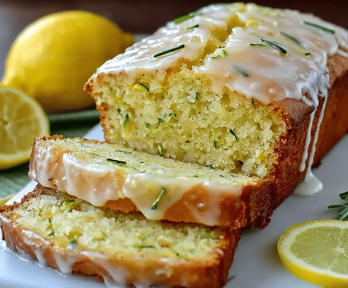 Moist Lemon Zucchini Bread Recipe