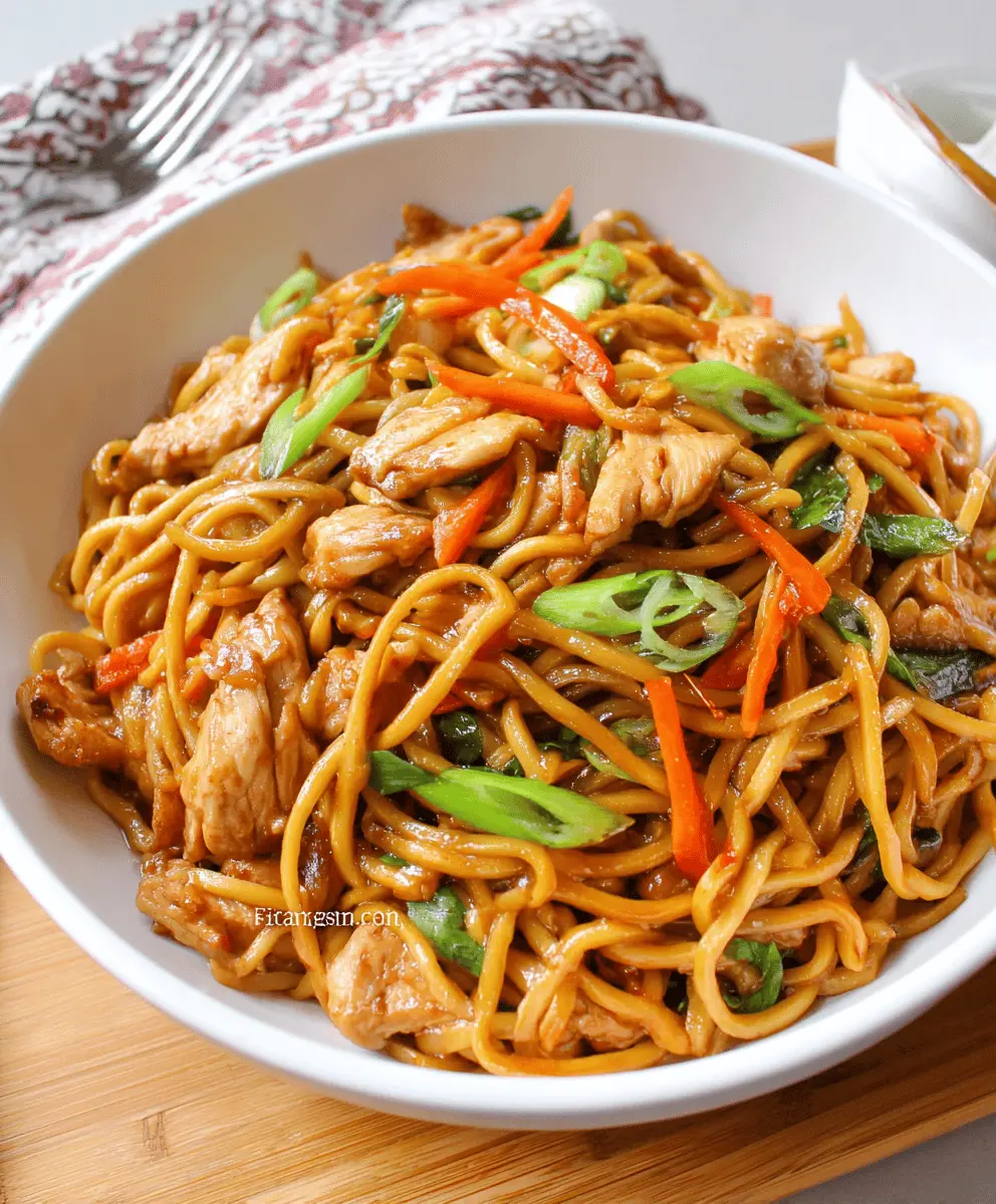 Easy Chicken Lo Mein Recipe for Busy Nights