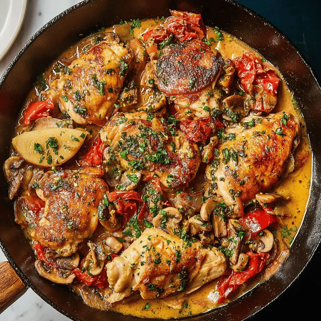Easy Chicken Scarpariello Recipe with Flavorful Sauce