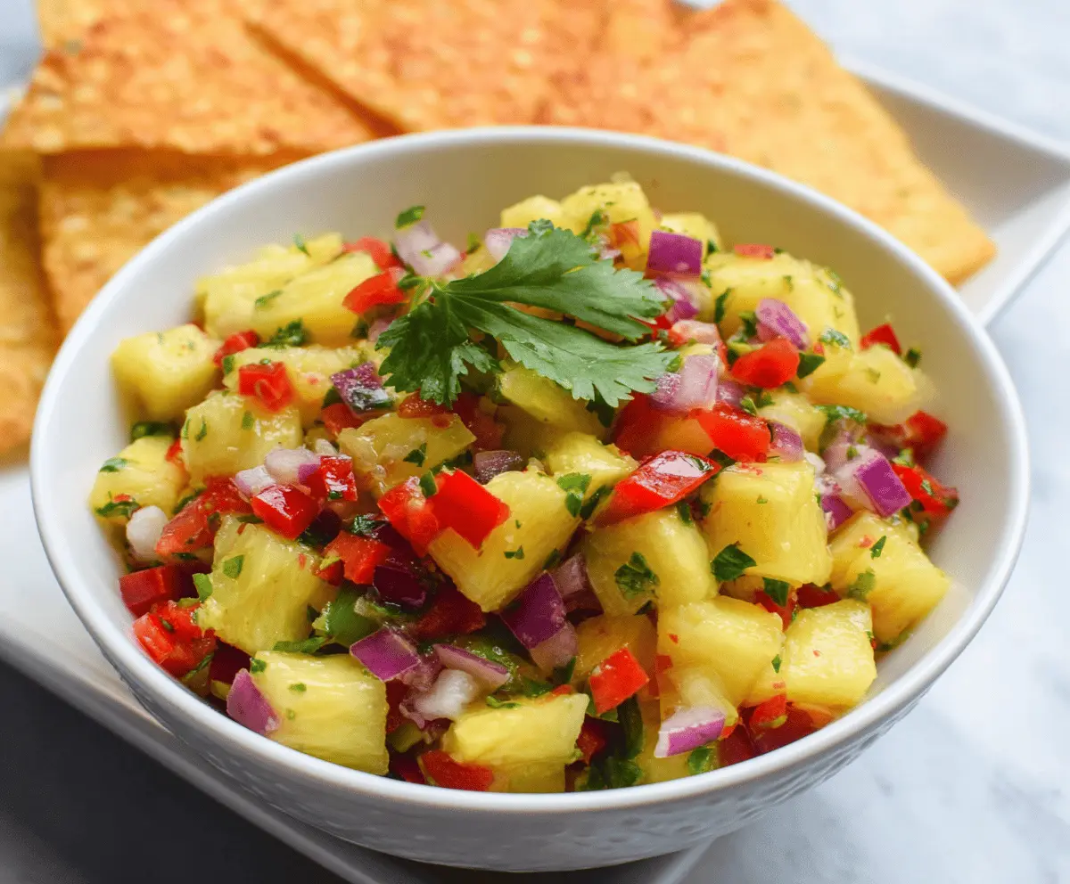 Fresh Pineapple Salsa Recipe for Summer