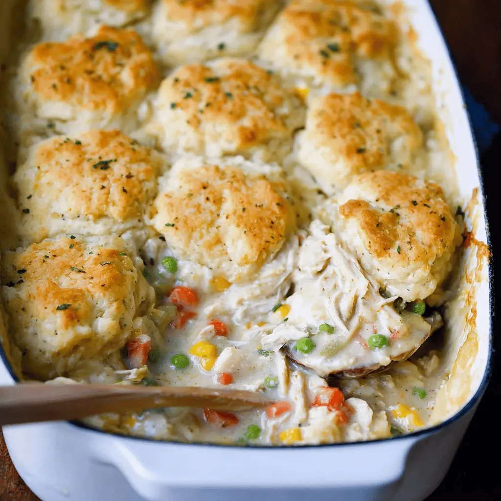 Creamy Chicken Pot Pie Casserole Recipe