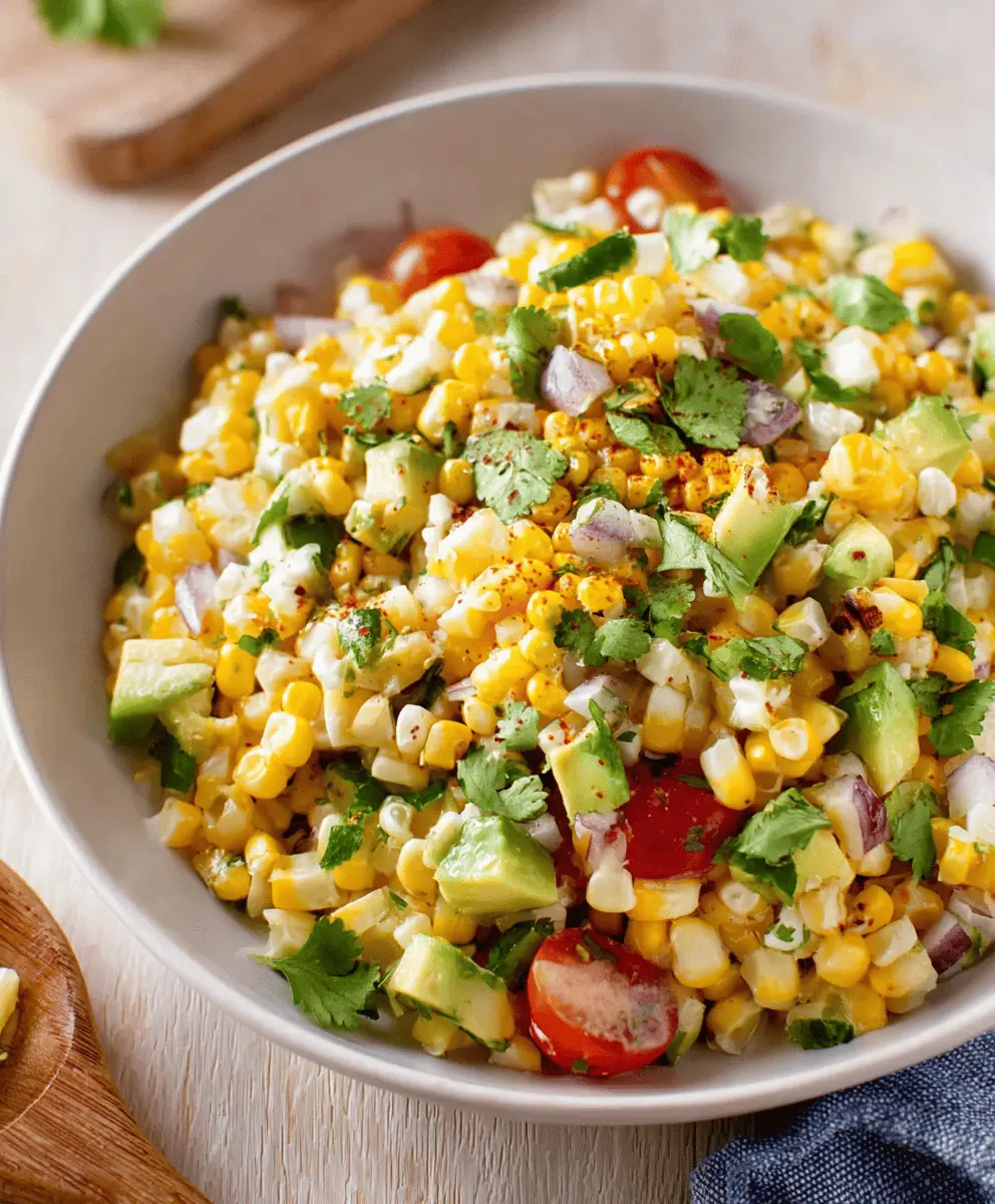 Bright and Zesty Corn Salad with Fresh Herbs