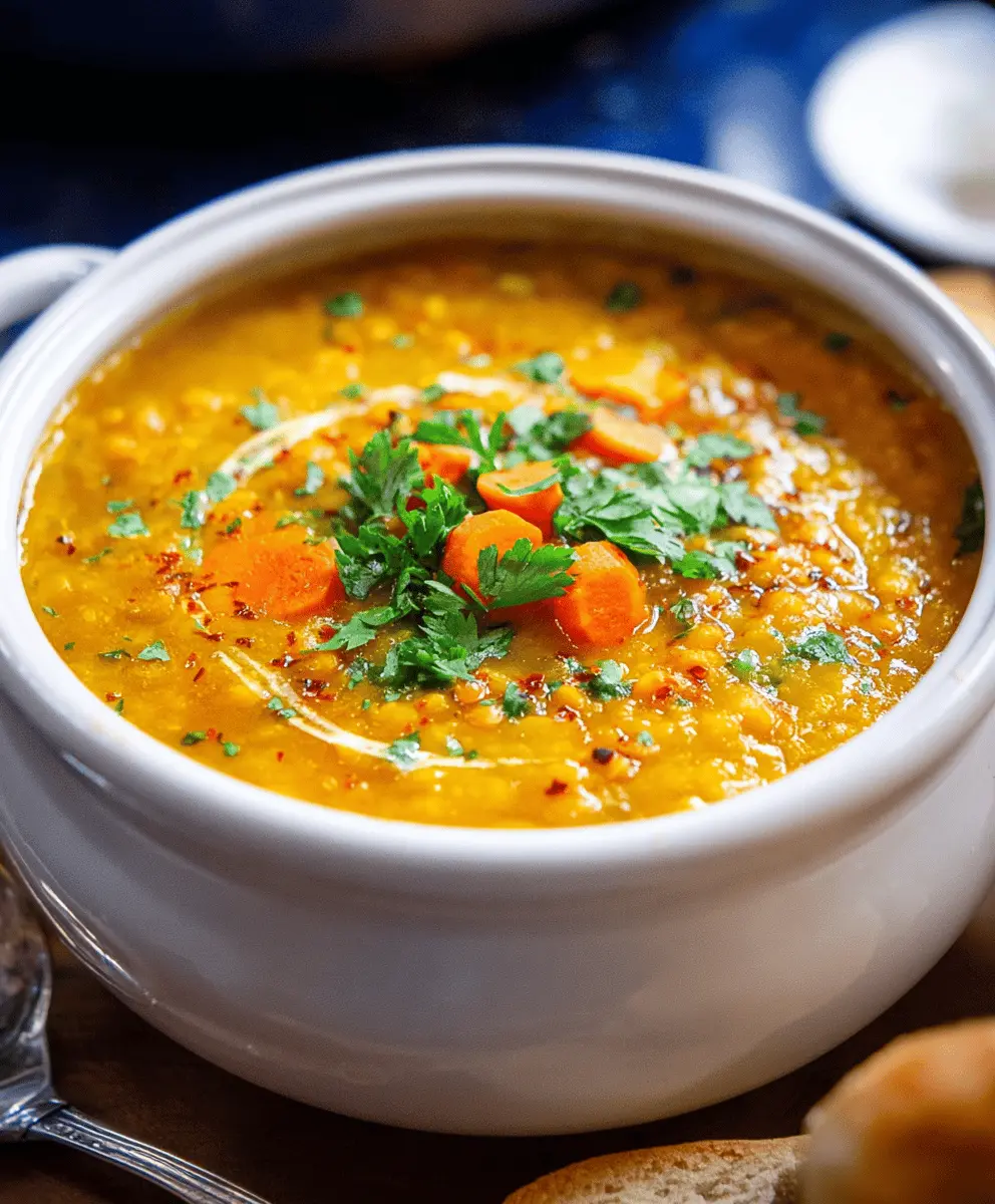 Easy Carrot and Lentil Soup Recipe for Healthy Meals