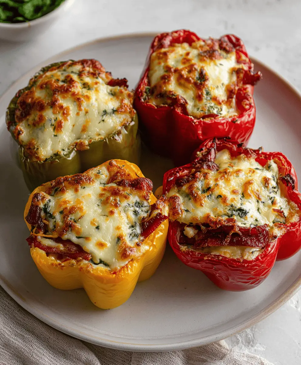 Easy Cheesy Stuffed Peppers Recipe
