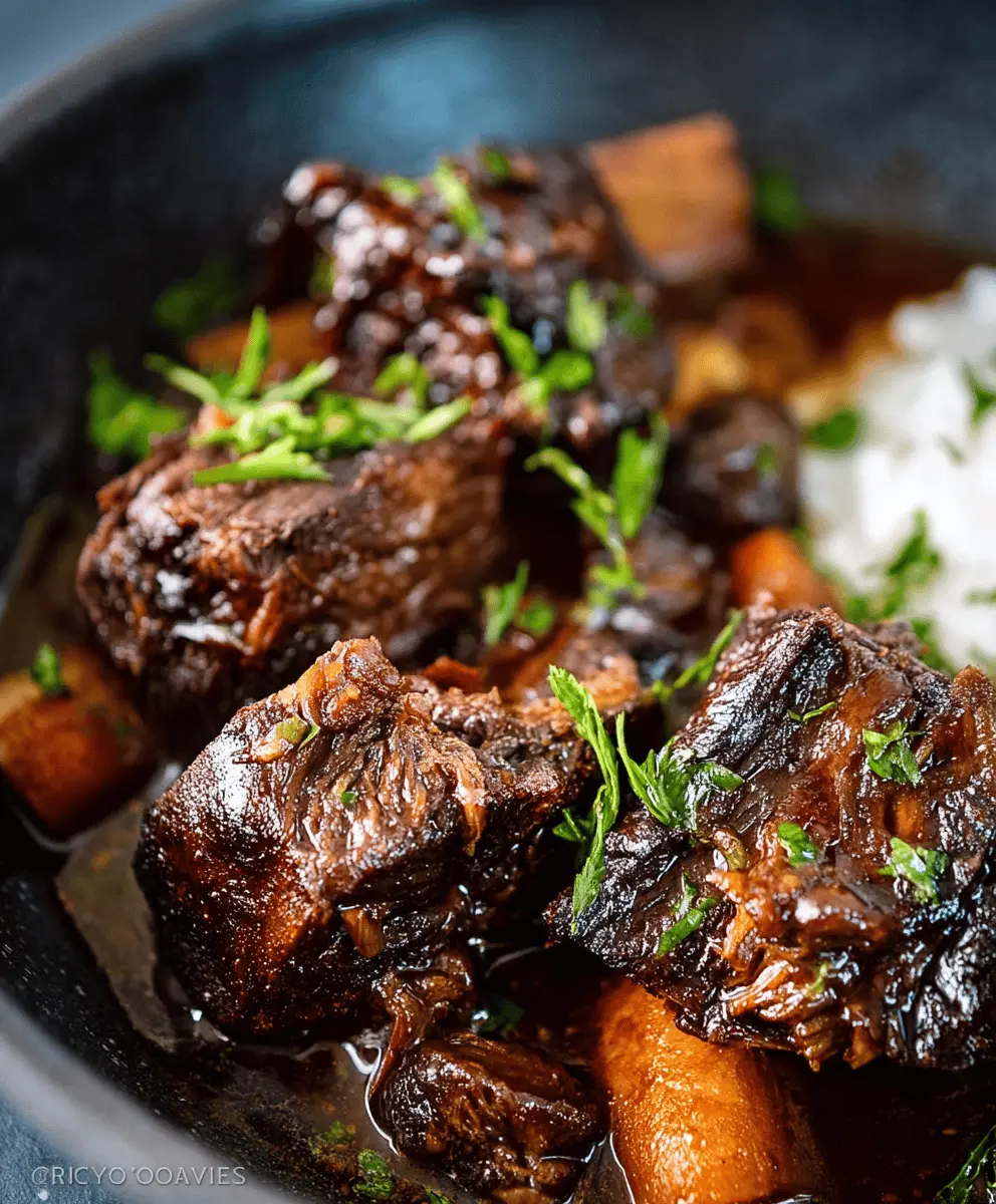 Tender Crockpot Beef Short Ribs Recipe