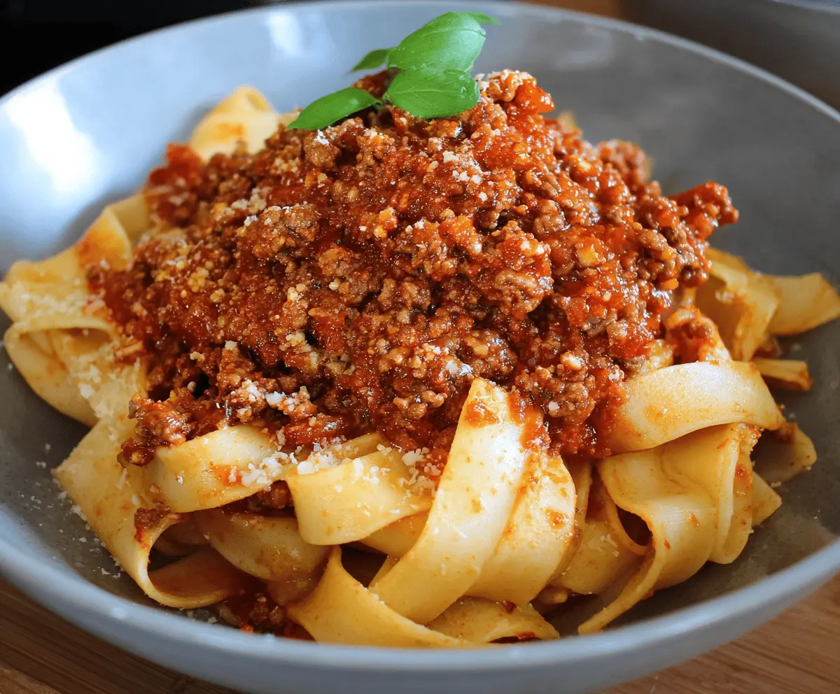 Authentic Italian Bolognese Sauce Recipe