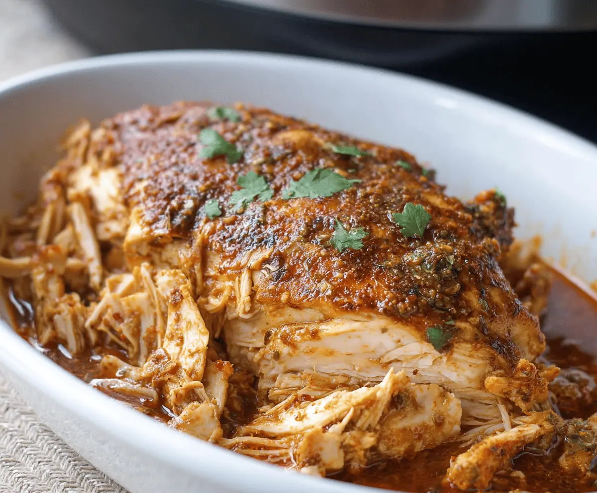 Easy Crockpot Mexican Chicken Recipe