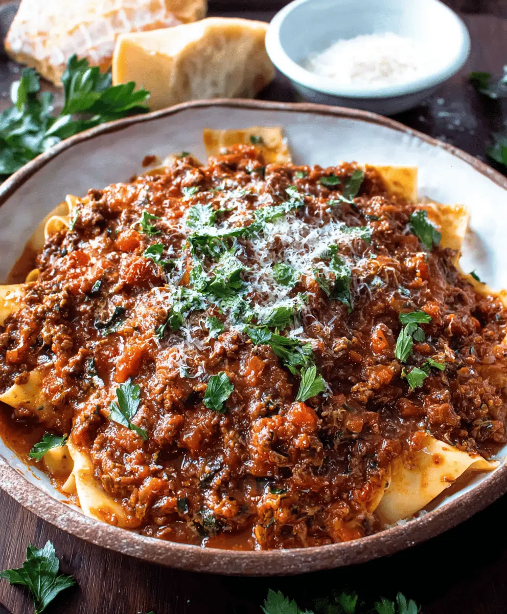 Classic Italian Beef Ragu Recipe for Dinner