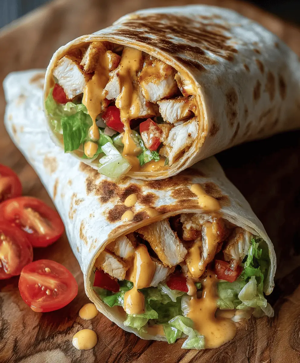 Easy Chipotle Ranch Chicken Burrito Recipe