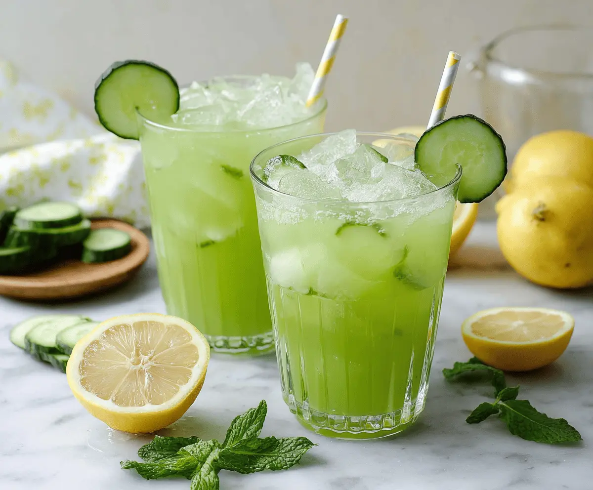Refreshing Cucumber Lemonade Recipe for Summer