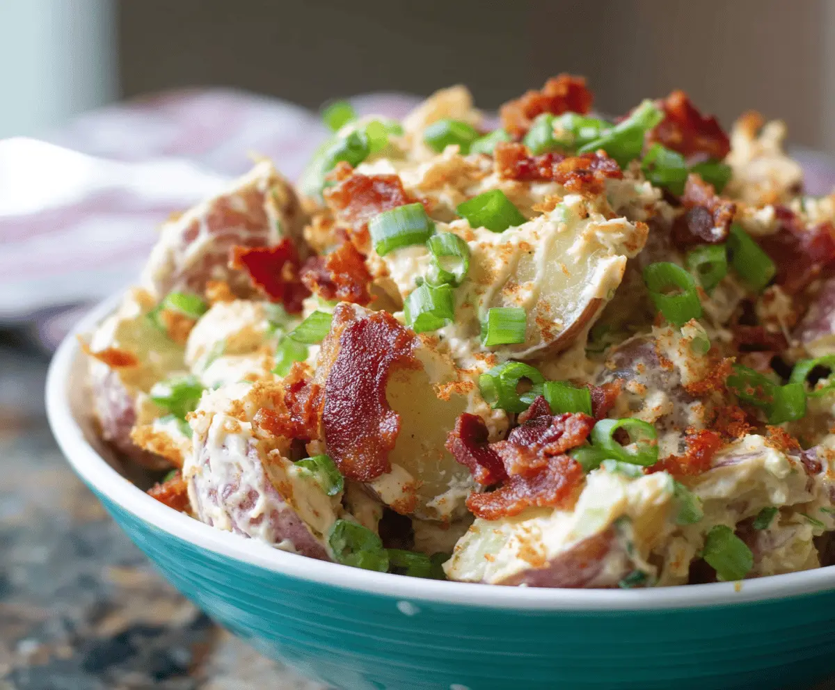 Loaded Bacon Ranch Potato Salad Recipe