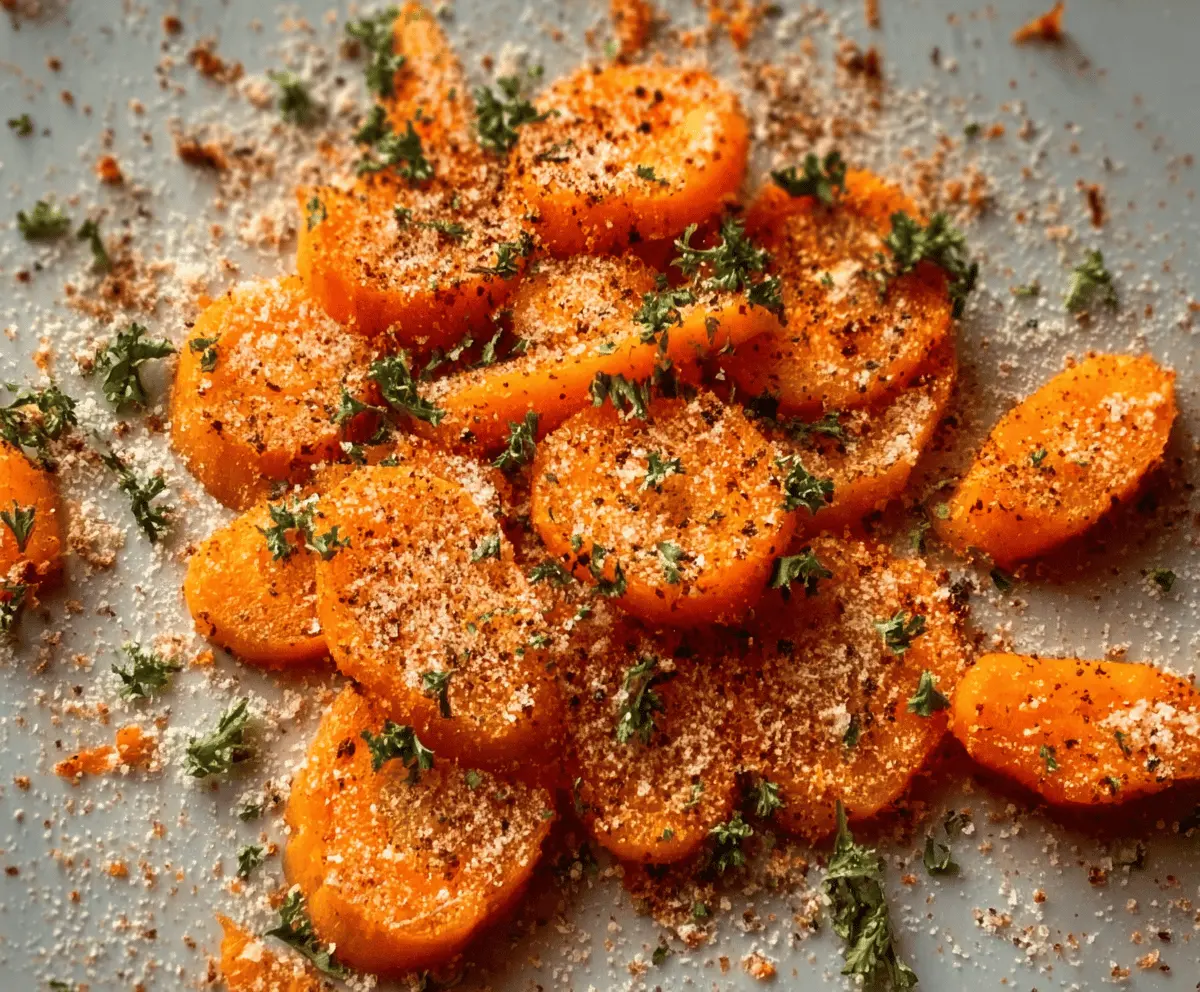 Easy Crispy Smashed Carrots Recipe